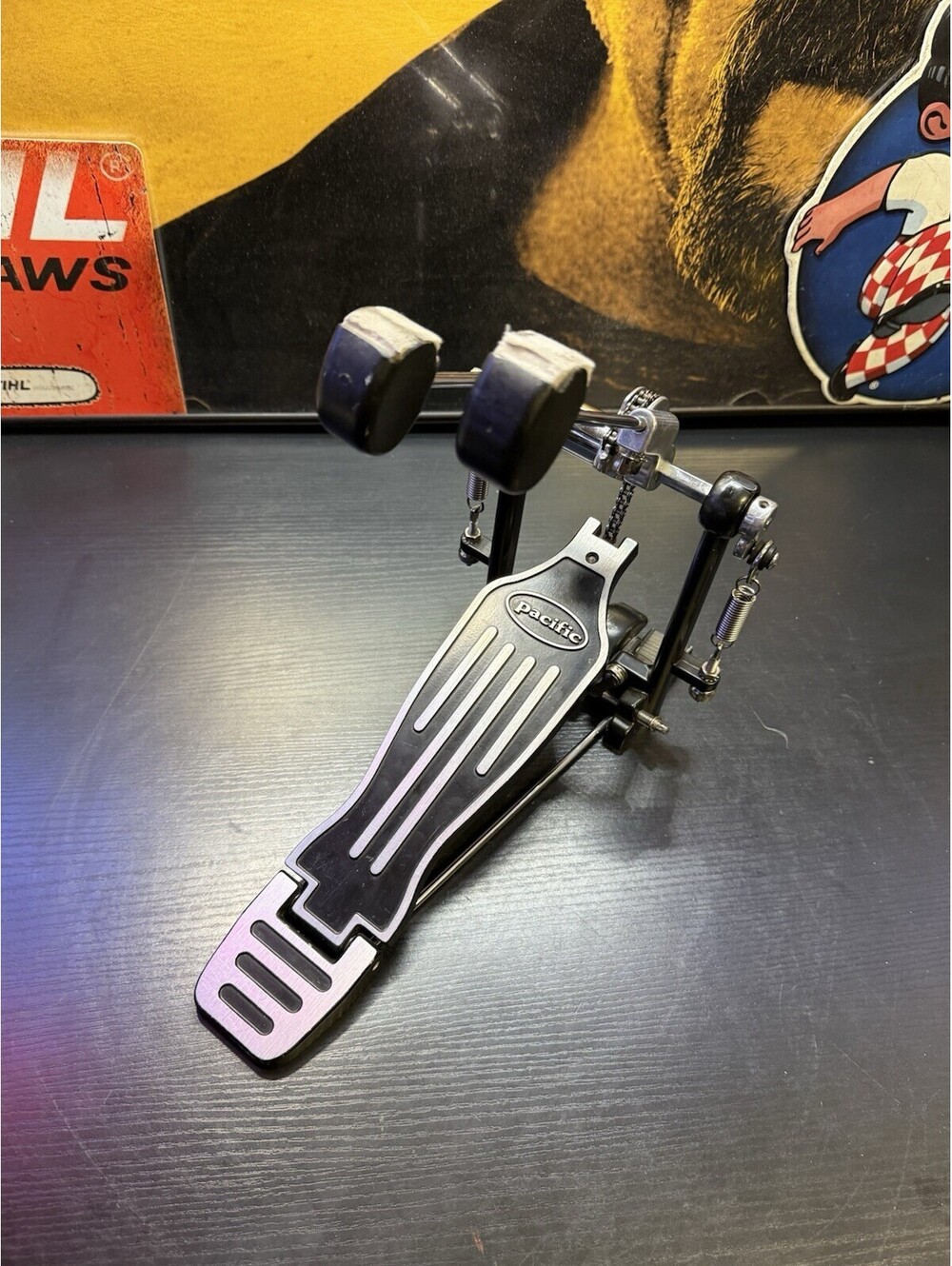 Pacific PDP Double Bass Drum Pedal Main Unit Only 2 Beaters